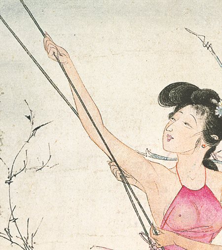 湛河-胡也佛的仕女画和最知名的金瓶梅秘戏图